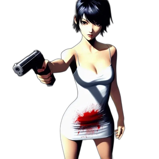 dress, weapon, staff, concept art transparent PNG cut-out