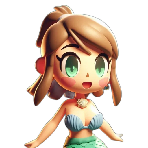 dress, staff, 3d render, concept art transparent PNG cut-out