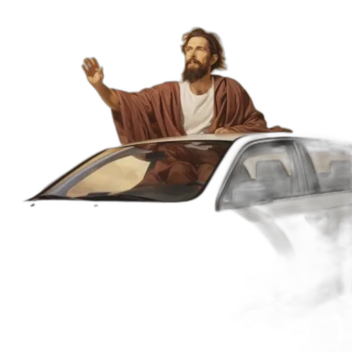 car, concept art, photorealistic, 3d render transparent PNG cut-out