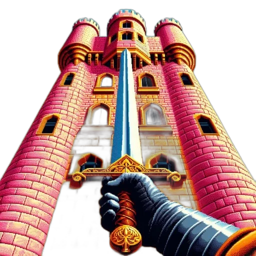 sword, building, weapon, dragon transparent PNG cut-out