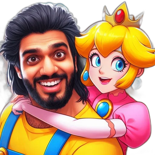 crown, face, pixel art, cartoon transparent PNG cut-out