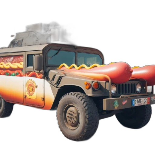 car, food, weapon, animal transparent PNG cut-out