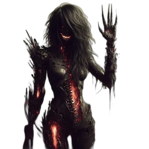 creature, dress, mask, concept art transparent PNG cut-out