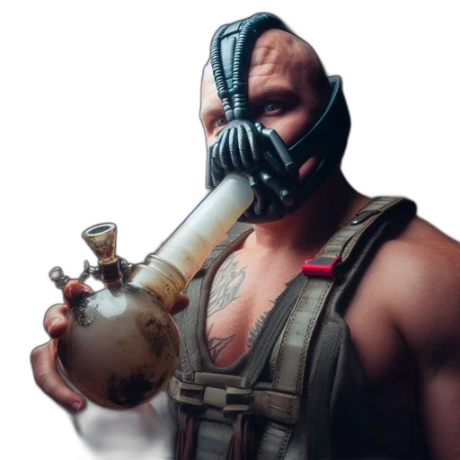 mask, weapon, staff, bottle transparent PNG cut-out