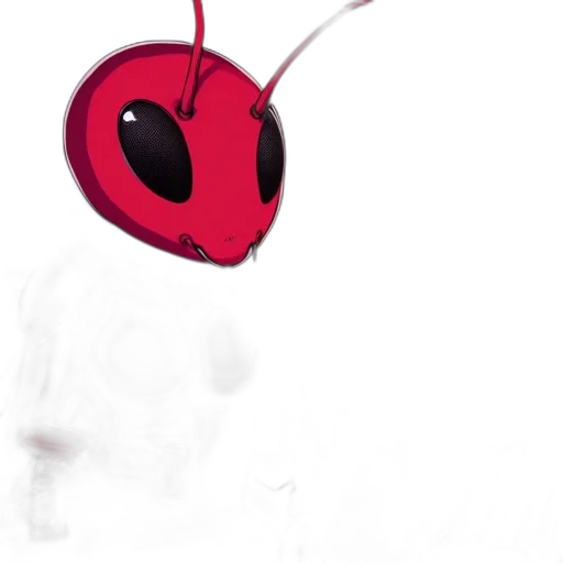 robot, mask, creature, staff transparent PNG cut-out