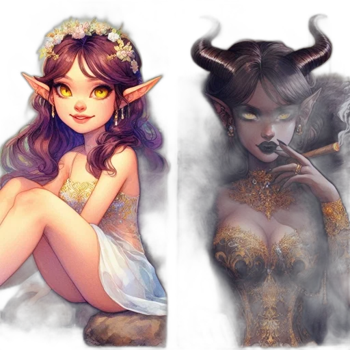 fantasy art, concept art, pixel art, photorealistic transparent PNG cut-out
