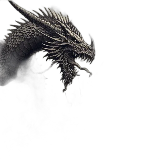 dragon, creature, animal, weapon transparent PNG cut-out