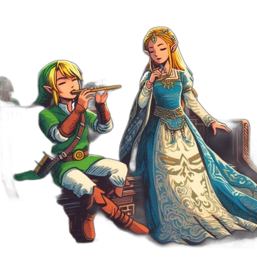 sword, weapon, dress, concept art transparent PNG cut-out