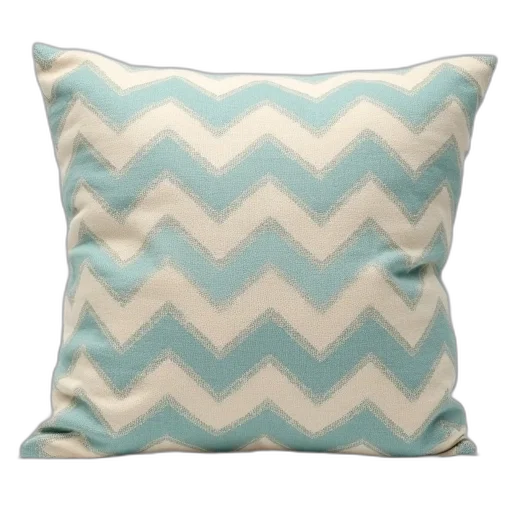 pastel, chevron, throw, pillow transparent PNG cut-out