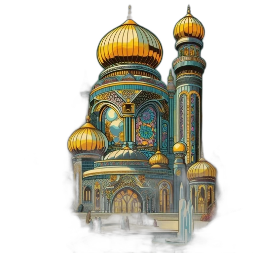 building, crown, pixel art, concept art transparent PNG cut-out