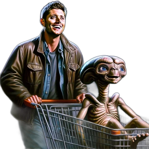 creature, jacket, concept art, comic book art transparent PNG cut-out