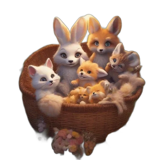 animal, food, crown, staff transparent PNG cut-out