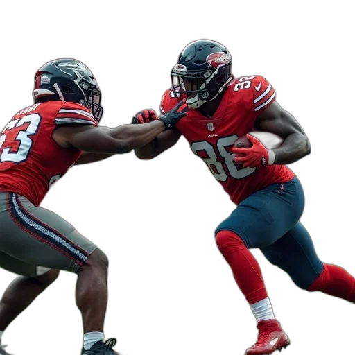 defensive, blocker, american, football transparent PNG cut-out
