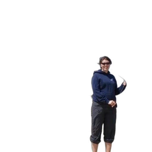 staff, jacket, creature, shoes transparent PNG cut-out
