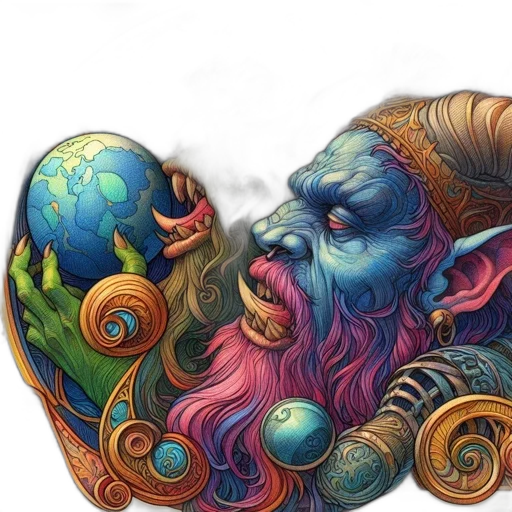 mask, face, creature, fantasy art transparent PNG cut-out