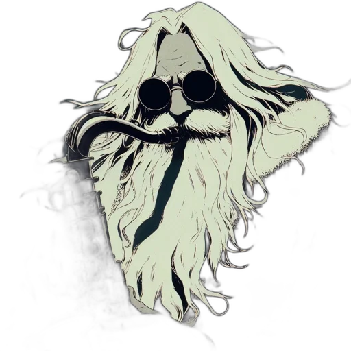 mask, hair, creature, face transparent PNG cut-out