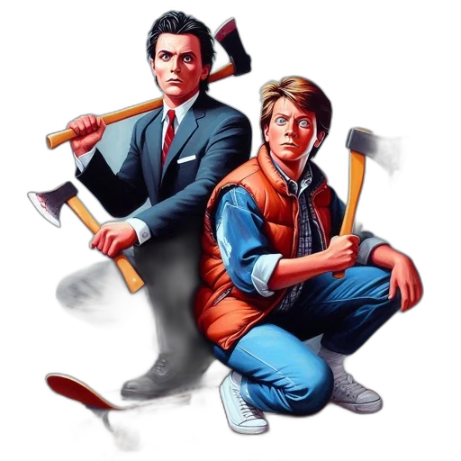 staff, concept art, comic book art, pixel art transparent PNG cut-out
