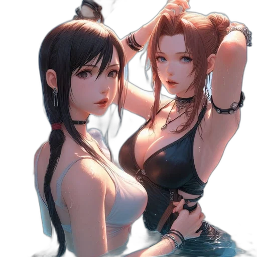 concept art, fantasy art, anime, cyberpunk transparent PNG cut-out