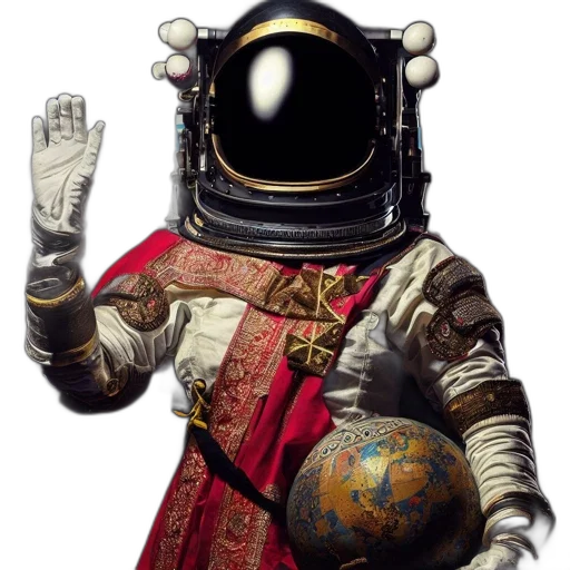 robot, staff, jacket, mask transparent PNG cut-out