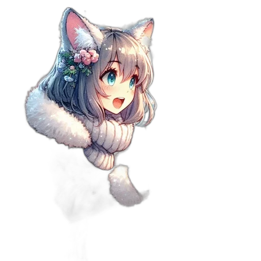 creature, staff, animal, dress transparent PNG cut-out