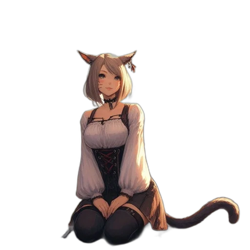 dress, staff, animal, dragon transparent PNG cut-out