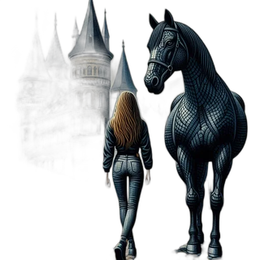 concept art, fantasy art, 3d render, pixel art transparent PNG cut-out