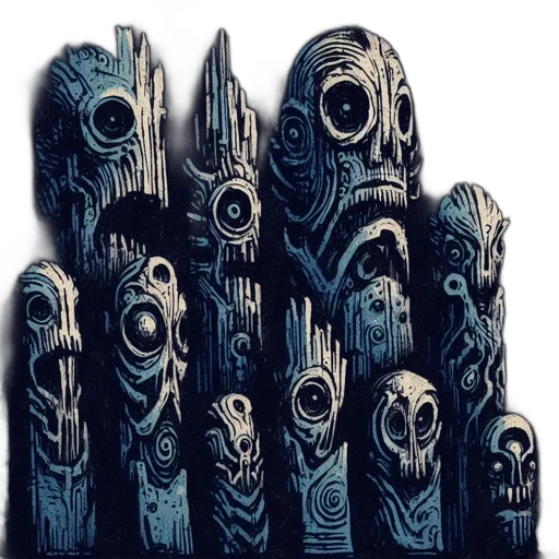 mask, crown, face, creature transparent PNG cut-out