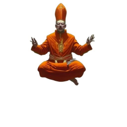 staff, crown, mask, creature transparent PNG cut-out
