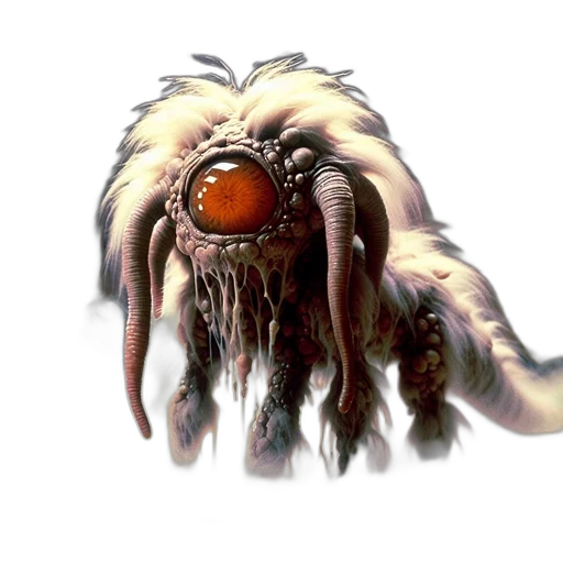 creature, animal, hair, staff transparent PNG cut-out