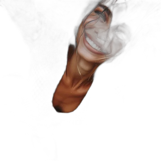 face, mask, staff, creature transparent PNG cut-out