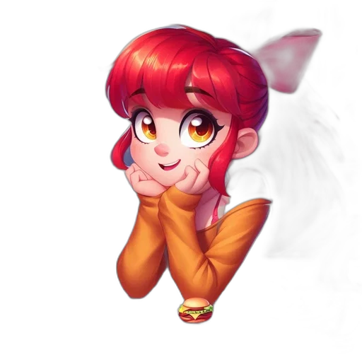 staff, dragon, creature, pixel art transparent PNG cut-out