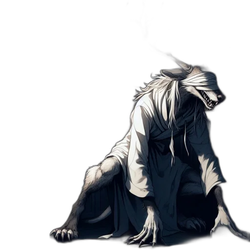 creature, animal, dragon, staff transparent PNG cut-out
