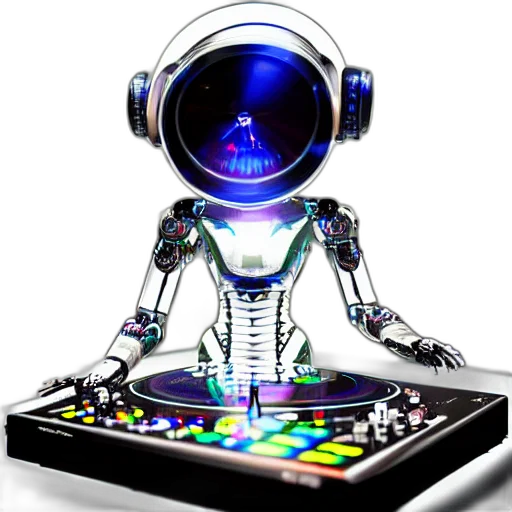 robot, cyberpunk, 3d render, concept art transparent PNG cut-out