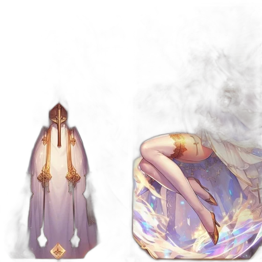 dress, crown, jacket, concept art transparent PNG cut-out