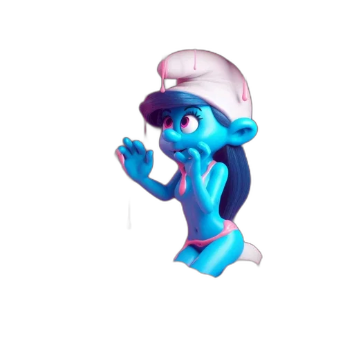 hat, creature, robot, staff transparent PNG cut-out