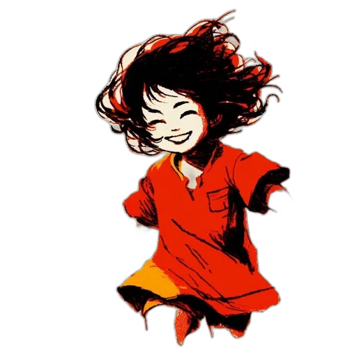 dress, hair, anime, comic book art transparent PNG cut-out