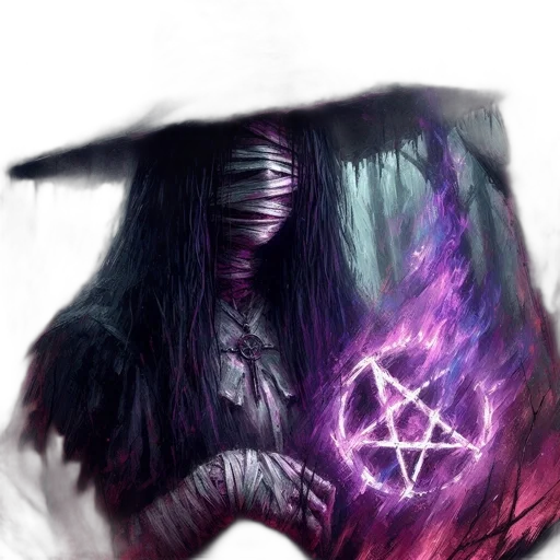 mask, umbrella, hat, staff transparent PNG cut-out