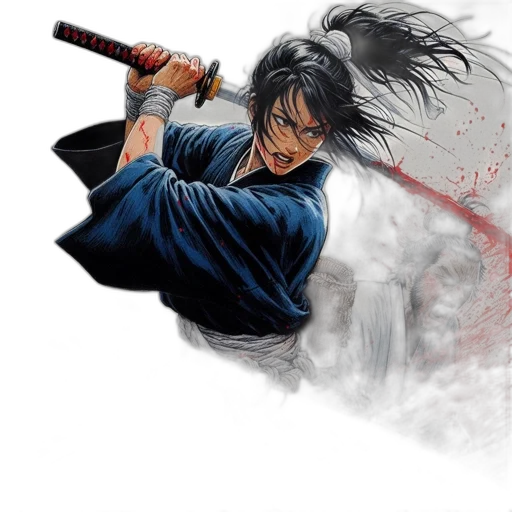 sword, weapon, staff, comic book art transparent PNG cut-out