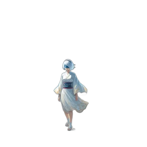 dress, staff, sword, hat transparent PNG cut-out
