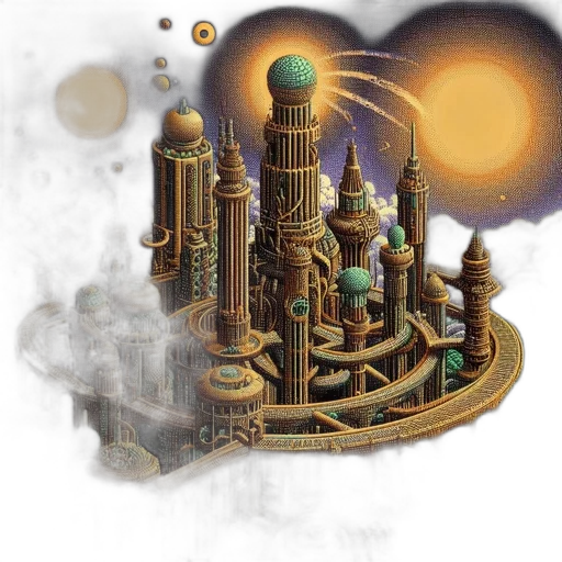 concept art, fantasy art, pixel art, 3d render transparent PNG cut-out