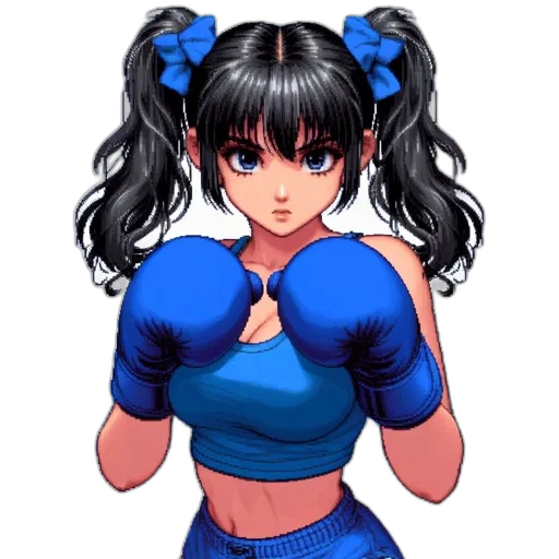 staff, dress, anime, pixel art transparent PNG cut-out