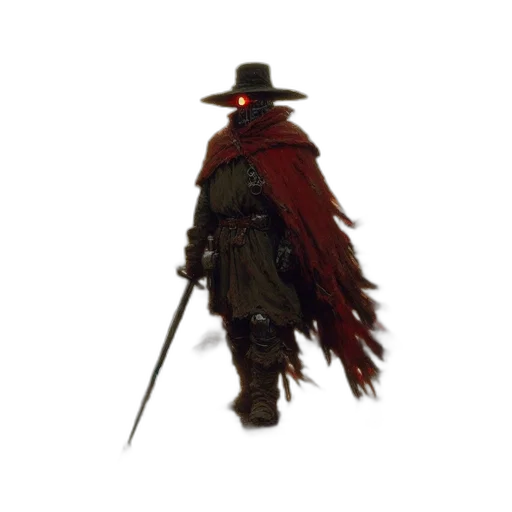 hat, staff, weapon, sword transparent PNG cut-out