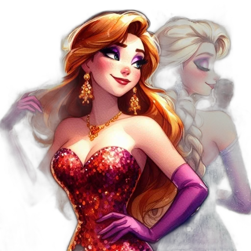dress, crown, fantasy art, concept art transparent PNG cut-out