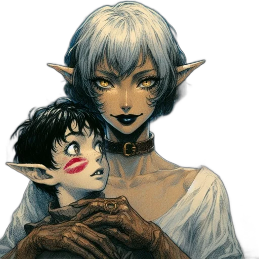 mask, face, creature, fantasy art transparent PNG cut-out