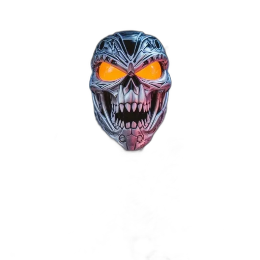 mask, face, creature, robot transparent PNG cut-out