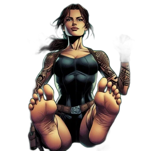 comic book art, concept art, fantasy art, cartoon transparent PNG cut-out