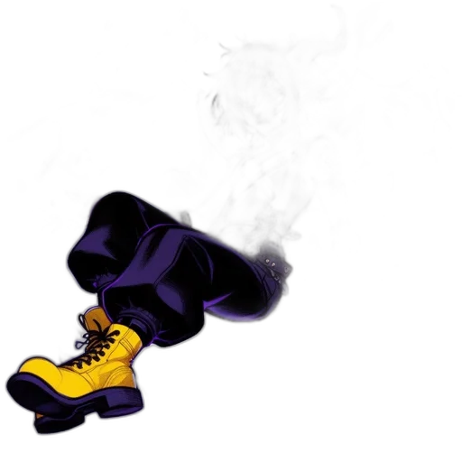 shoes, weapon, concept art, 3d render transparent PNG cut-out