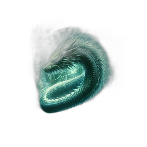 dragon, hair, creature, mask transparent PNG cut-out