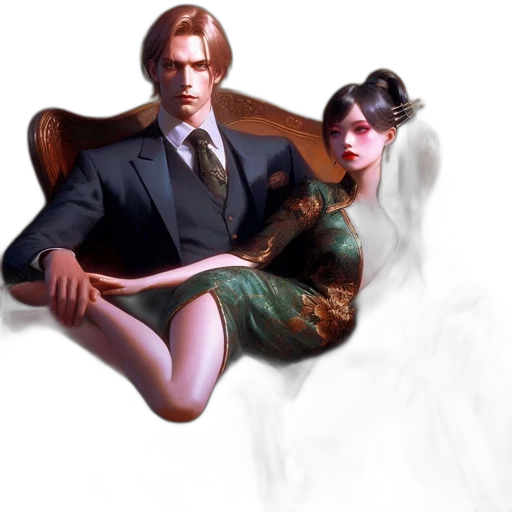 furniture, dress, concept art, fantasy art transparent PNG cut-out