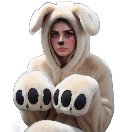 animal, creature, mask, jacket transparent PNG cut-out